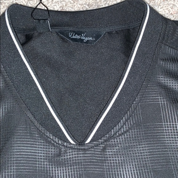 Walter Hagen Other - 🔥NEW w/Tags🔥Wind Shirt PULLOVER Black V-Neck